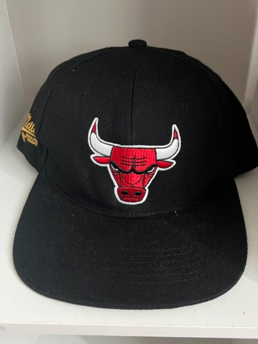 Chicago Bulls NBA Promo Cap Snapback Hat Miller Black Round